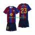 Camisola FC Barcelona Jules Kounde 23 Criança Equipamento Primeiro 2026-2027 Manga Curta
